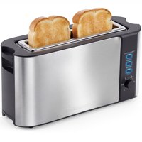Tostadora Elite Gourmet Ect3200 De 2 Rebanadas Con Rejilla Para Calentar