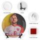 thumbnail image 3 of Harry Kane Plato decorativo de porcelana fina (bone china), plato decorativo de cerámica para hogar, oficina, soporte de pared, platos decorativos para dormitorio 15 cm (2), 3 of 6
