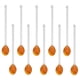 thumbnail image 2 of 10x Cucharillas De Vidrio Apto Para Lavavajillas Cuchara Agitadora Para Remover La Barra De Café Marrón, 2 of 5
