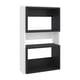 thumbnail image 1 of Mueble Auxilar Muro Baño Eco Blanco Y Negro, 1 of 7