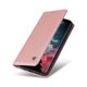thumbnail image 5 of Funda Billetera de Cuero para Samsung Galaxy S22 Ultra con Tarjetero y Soporte - Tapa Magnética Rosa, 5 of 6
