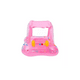 thumbnail image 1 of Flotador inflable niños con techo bebés piscina verano rosado, 1 of 3