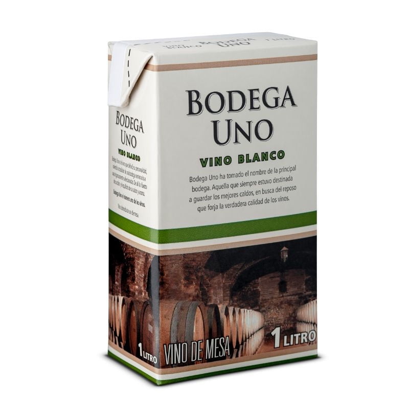 Vino Blanco 12° Caja 1 L Bodega Uno