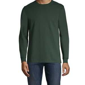 90 Grados - Polera Polo Unisex Manga Larga, 100% Algodón Verde