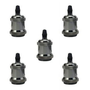 Hb Led - Pack 5 Soquetes E-27 Retro Plateado Vintage