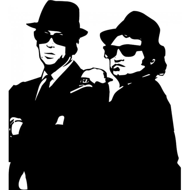 Rienda Libre Graphics - Decomural Blues Brothers Music Film Ws-33988