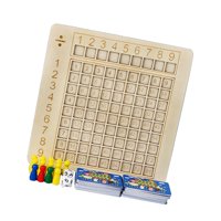 Bothyi - Tablero De Multiplicación De Madera Tablero De Multiplicación Y División Para Niños División