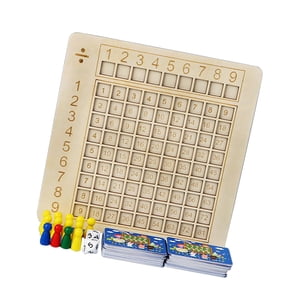 Bothyi - Tablero De Multiplicación De Madera Tablero De Multiplicación Y División Para Niños División