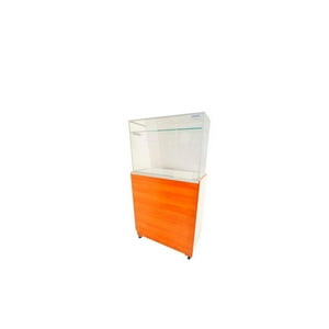 Ventas Sur - Caja Pedestal Doble Frente Madera Cafe