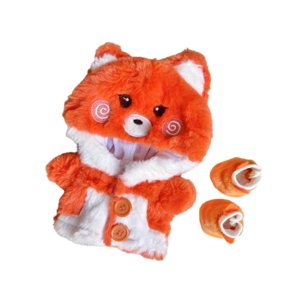 Magideal - Ropa De Muñeca De Peluche Con Zapatos, Diy Para Muñecas, Ropa De Juguete Para Regalo De Fiesta De Muñecas De 7,9 Pulgadas Naranja