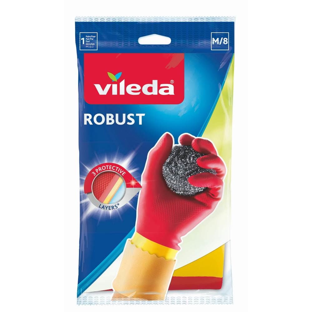 Vileda - Guantes Fuerte Talla M