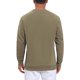 thumbnail image 3 of INSPIRE CHIC Sudadera casual de hombre con cuello redondo, manga larga, bloque de color, para entrenamiento, talla S, caqui oscuro, 3 of 6