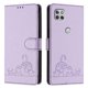 thumbnail image 1 of Funda tipo cartera FOXDOCK para Motorola MOTO G 5G 2020 con soporte, ranuras, RFID, diseño de gato, 1 of 5