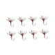 thumbnail image 1 of 8 Uds Moscas De Pesca Con Mosca Cebos Artificiales Para Lubina Rayada Blanca Trucha Pargo 9mm X 2,5mm, 1 of 3