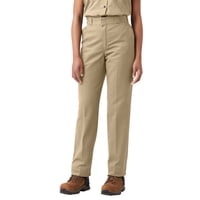 Pantalones De Trabajo Dickies Original 874® Para Mujer, Color Caqui, Talla 10 Ln
