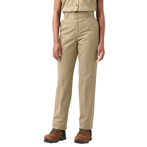 Pantalones De Trabajo Dickies Original 874® Para Mujer, Color Caqui, Talla 10 Ln