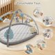 thumbnail image 3 of Gimnasio de Juego para Bebé TinyThrive 91x73 cm 5 Juguetes Gris, 3 of 8
