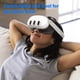 thumbnail image 5 of Interfaz facial y almohadilla para la cara para Meta Quest 3 - Lycra de seda de hielo reemplazable y cuero de PU a prueba de sudor, diseño de circulación de aire Accesorios para Meta Quest 3-Negro, 5 of 7