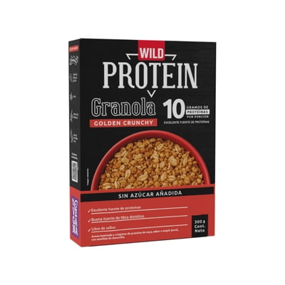 Granola Golden Crunchy Proteina 300 G Wild Protein