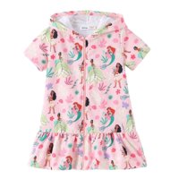 Traje De Baño Para Cubrir A La Princesa Disney Moana Ariel Tiana Para Niñas De 6 A 7 Años