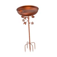 Magideal - Decoración De Baño De Pájaro De Jardín, Con Estaca, Jardín Resistente, Comedero Para Pájaros, Baño Para Pájaros Para Patio Trasero Al Aire Libre Yarda