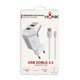 thumbnail image 3 of Cargador Pared Doble y Cable Micro USB Honk 2.4A, 3 of 4