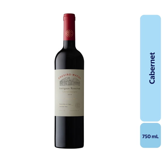 Vino Cabernet Botella 750 mL Cousino Macul