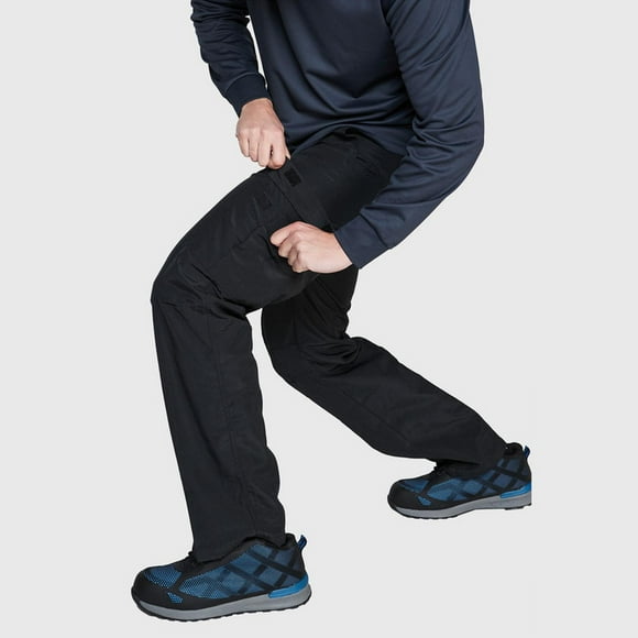 Pantalón Cargo Poplin Cintura Elasticada negro XXL