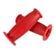 thumbnail image 5 of Par Universal Moto Manillar Empu?adura Retro Manillar Rojo 22 24MM, 5 of 5