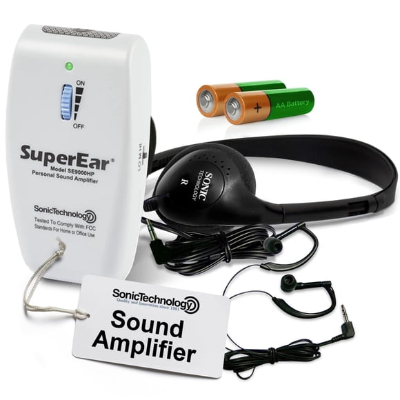 Amplificadores de audición SuperEar SE9000HP para personas mayores de 50 dB