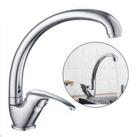 Genérico - Llave Monomando Lavaplato Agua Fría Caliente Plateado