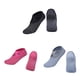 thumbnail image 4 of 3 Pares De Calcetines De Ballet Pilates Barre Calcetines De Yoga Antideslizantes Rosa Gris Negro, 4 of 5