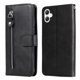thumbnail image 1 of Funda tipo cartera para Samsung Galaxy A06 5G con bolsillo con cremallera y ranuras para tarjetas – Función de soporte Negro, 1 of 5