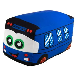 Genérico - Cojín Decorativo De Felpa Para Decoración Del Hogar, Autobús Escolar, Sala De Estar, Estudio, Dormitorio, Azul, 20Cm