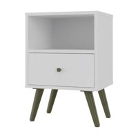 Velador Yardas Jaén Blanco 1 Cajón