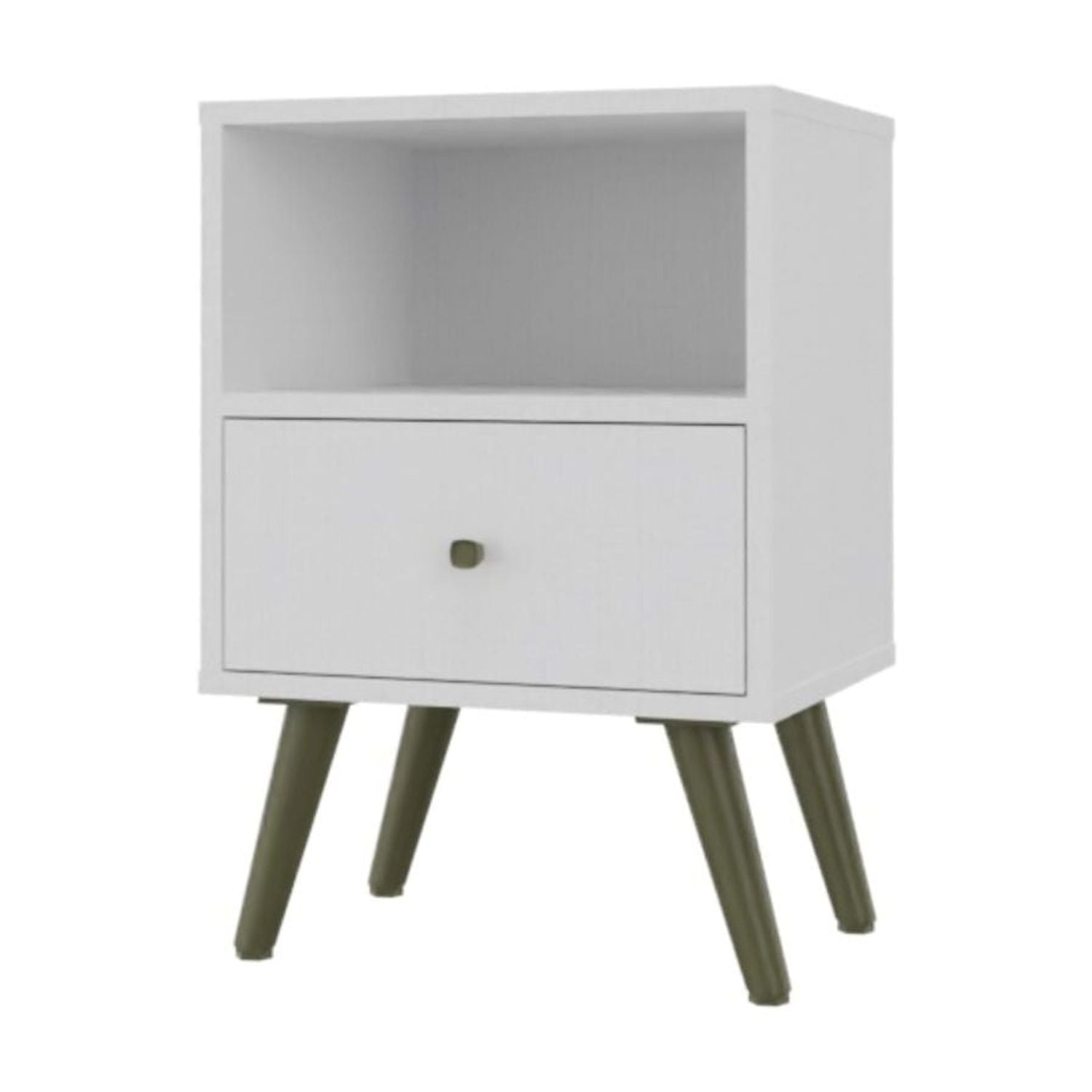 Velador Yardas Jaén Blanco 1 Cajón