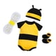 thumbnail image 5 of Traje de cuerpo de abeja de miel, mono suave para recién nacidos, accesorio fotográfico para las fiestas de Acción de Gracias Para 90cm, 5 of 5