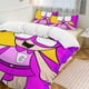 thumbnail image 2 of Hamster & Gretel Cartoon Bedding Sets Ultra Soft Skin-Friendly Duvet Cover 3 Piece, Cute Comforter Cover Bed Set for Boys Girls Kids, 2 of 5