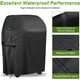 thumbnail image 4 of Funda para parrilla de gas resistente e impermeable de 31 pulgadas, 420D, para barbacoas Brinkmann, Char-Broil, Jenn Air y Holland (tamaño pequeño, 31" de largo x 27" de profundidad x 44" de alto)., 4 of 5
