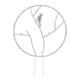 thumbnail image 1 of Enrejado De Jardín Enredadera Trepadora Plantas En Maceta Soporte Enrejados 35cm Blanco, 1 of 5