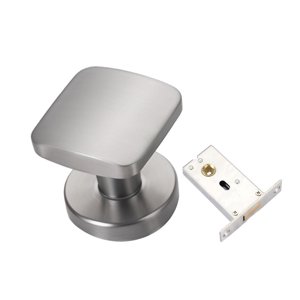 Bothyi - Cerradura De Puerta Invisible Manija De Puerta De Un Solo Lado Para Sala De Estar Baño Plata