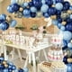 thumbnail image 2 of 97pcs, Navy Blue 10/5 Inch Balloon Garland Arch Set, Metallic Blue And Macaron Blue Balloons, Gold Confetti And Metallic Gold Balloon Arches For Birthday Party Decoration Wedding Bridal Shower Baby Sh, 2 of 2