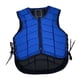 thumbnail image 3 of Chaleco de equitación, Guardias deportivos Chaleco con cremallera Accesorios transpirables Chaleco de entrenamiento Chaleco ecuestre para hombres para , azul, Niño S, 3 of 5