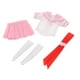 thumbnail image 4 of Figura Femenina A Escala 1/12, Ropa De Muñeca, Marinero Para Figuras De Acción De 6 Pulgadas, Ropa Rosa, 4 of 5