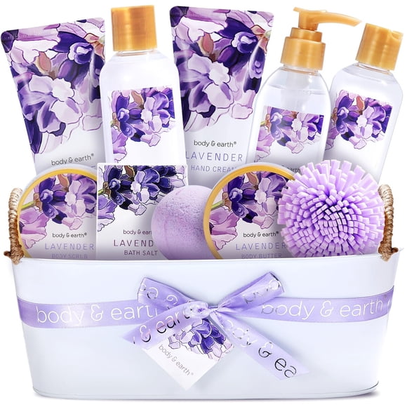 Cesta Spa Body Earth Lavender Extra Grande Metálica