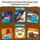 thumbnail image 5 of Juego de cartas Skillmatics Poop Wars Strategy Kids 6+ Years, 5 of 9