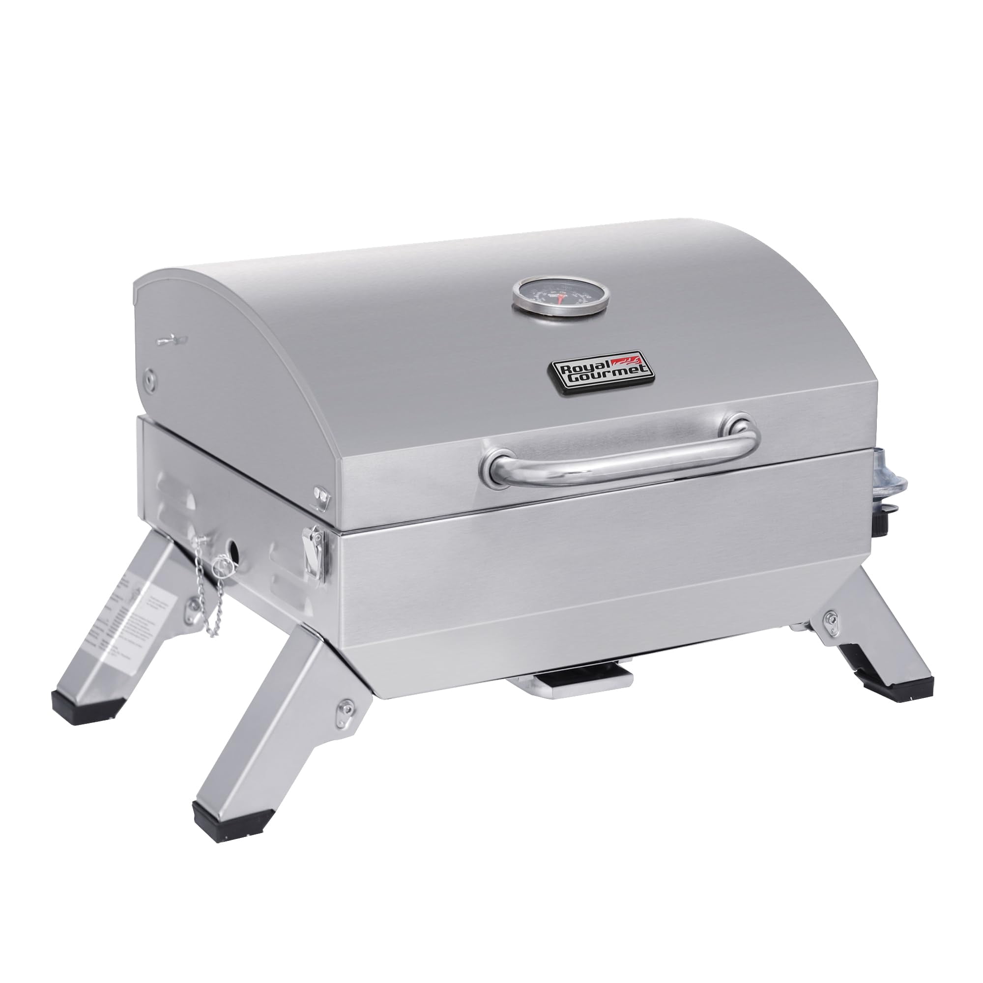 Parrilla Portátil Royal Gourmet Gt1001 De Acero Inoxidable, 10,000 Btu