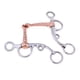 thumbnail image 1 of Broca De Caballo De Acero Inoxidable De 5 Pulgadas Con Tornillo Ecuestre Con Incrustaciones De Cobre, 1 of 5