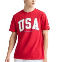 Camiseta Champion Classic Graphic Usa Block Logo Red Para Hombre