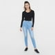 thumbnail image 4 of Jeans Mujer Skinny Destroyed Azul Claro Corona, 4 of 5